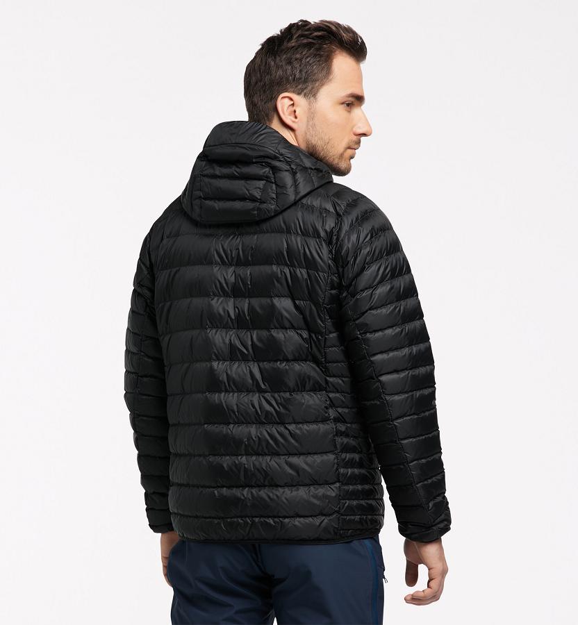 Haglöfs Mens Roc Down Jacket Black New Zealand 56021CILT